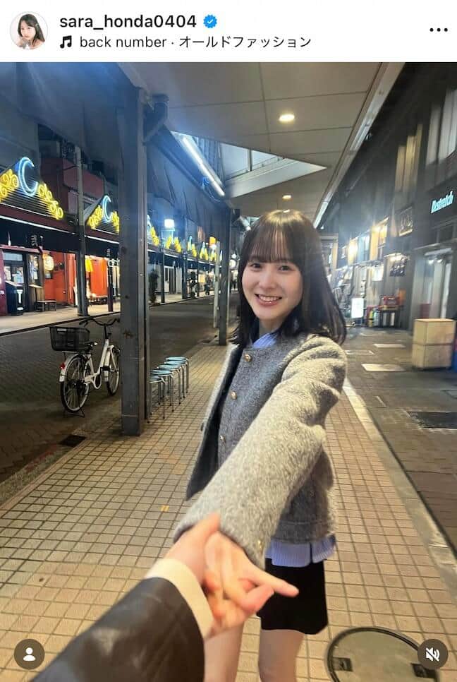 本田紗来さんのインスタグラム（＠sara_honda0404）より