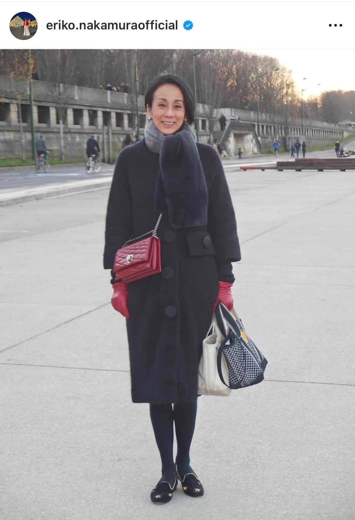 元フジアナ中村江里子、夫婦ラブラブ2ショット　夫が後ろから抱き寄せるようにして...「お洒落で素敵」