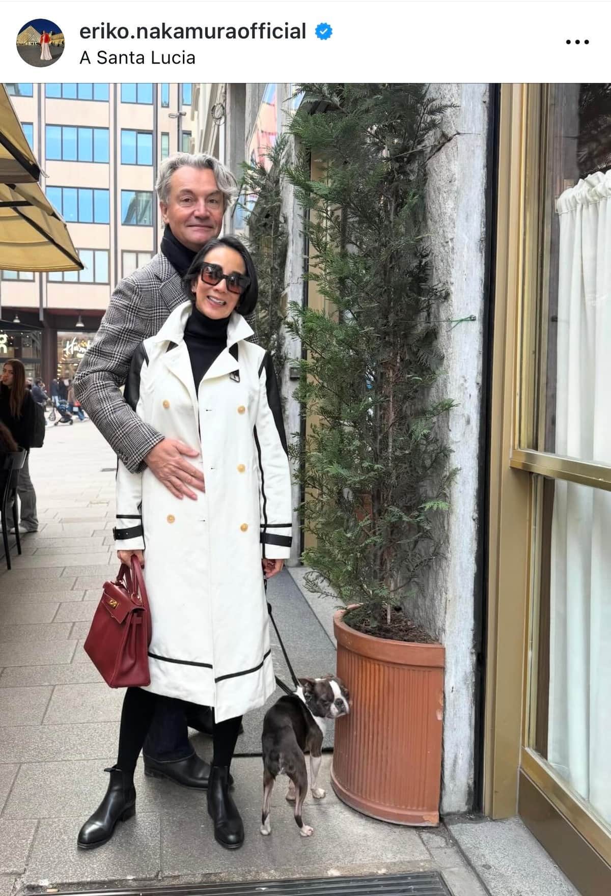 中村江里子さんのインスタグラム（＠eriko.nakamuraofficial）より
