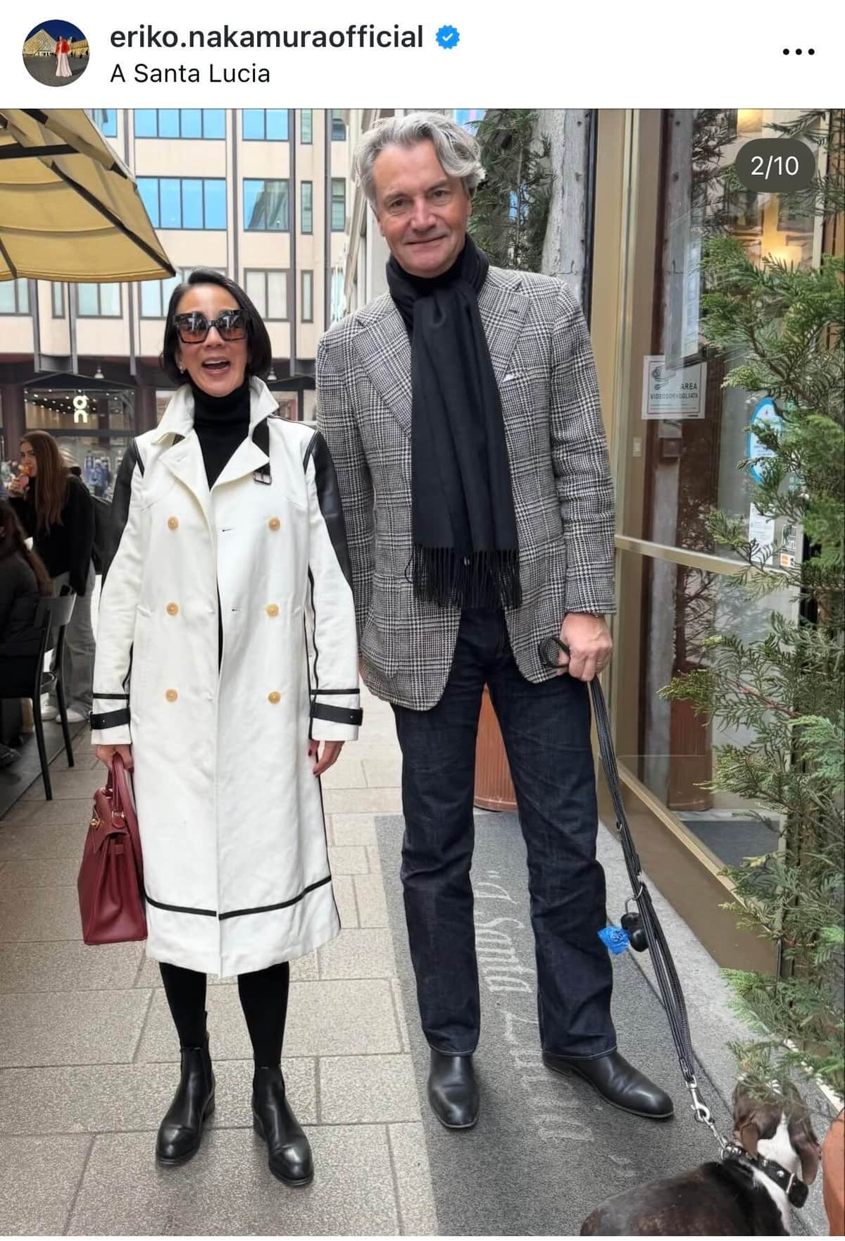中村江里子さんのインスタグラム（＠eriko.nakamuraofficial）より
