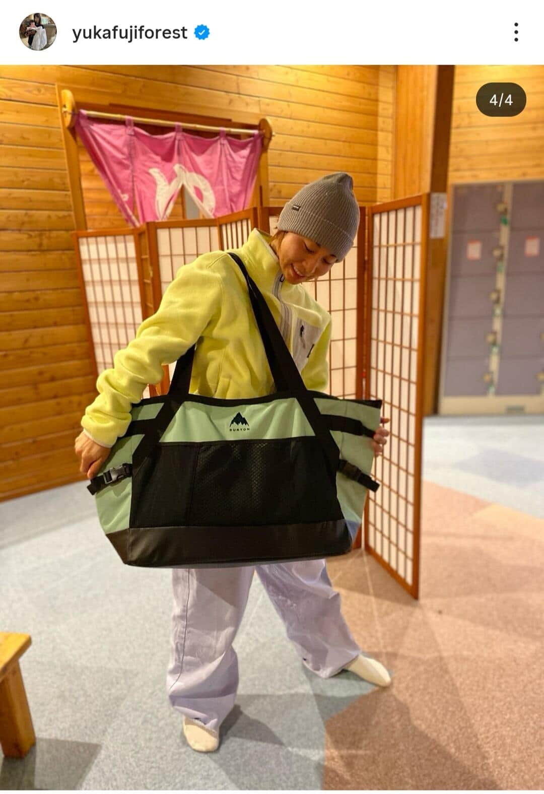 藤森由香さんのインスタグラム（＠yukafujiforest）より