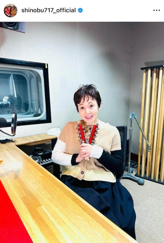 大竹しのぶさんのインスタグラム（＠shinobu717_official）より