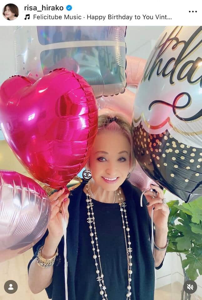 平子理沙さんのインスタグラム（＠risa_hirako）より