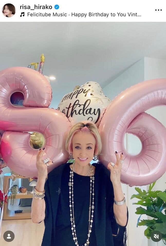 平子理沙さんのインスタグラム（＠risa_hirako）より