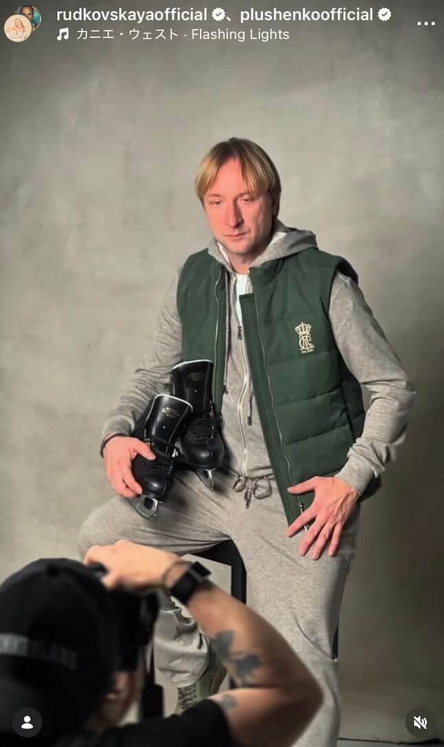 エフゲニー・プルシェンコさんのインスタグラム（＠plushenkoofficial）より