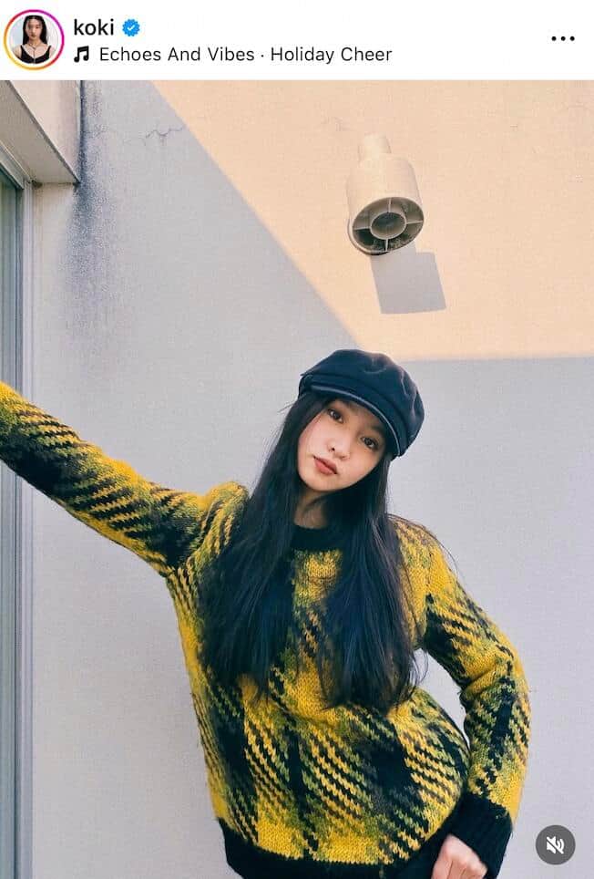 キムタク＆静香の娘たち...Cocomi＆Koki，「激カワ」プラべ2ショット　「ここさんの前髪なしがタイプです」