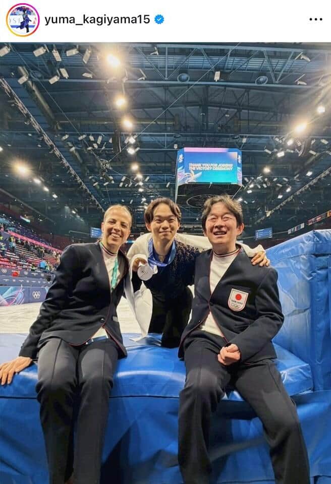 鍵山優真選手のインスタグラム（＠yuma_kagiyama15）より