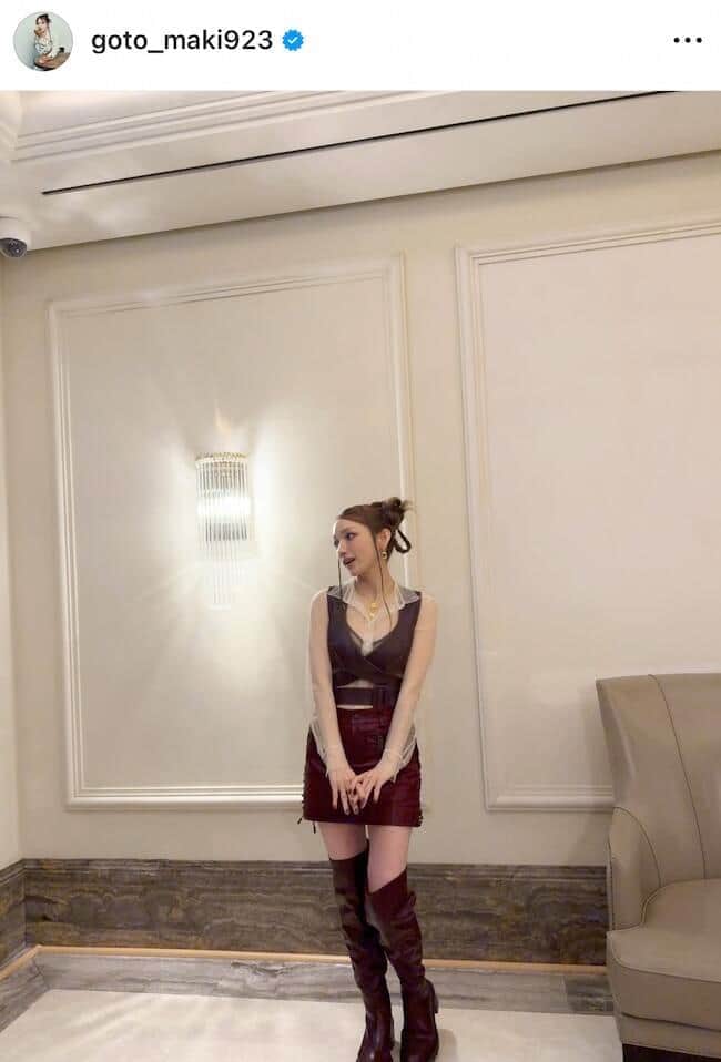 後藤真希さんのインスタグラム（＠goto_maki923）より
