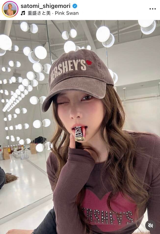 重盛さと美さんのインスタグラム（＠satomi_shigemori）より