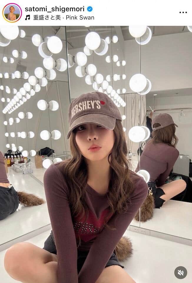 重盛さと美さんのインスタグラム（＠satomi_shigemori）より