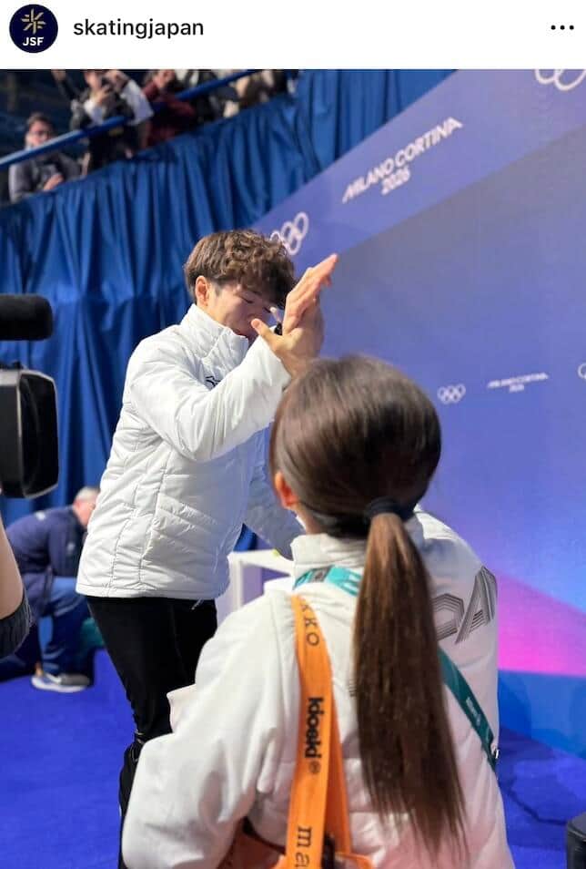 日本スケート連盟の公式インスタグラム（＠skatingjapan）より