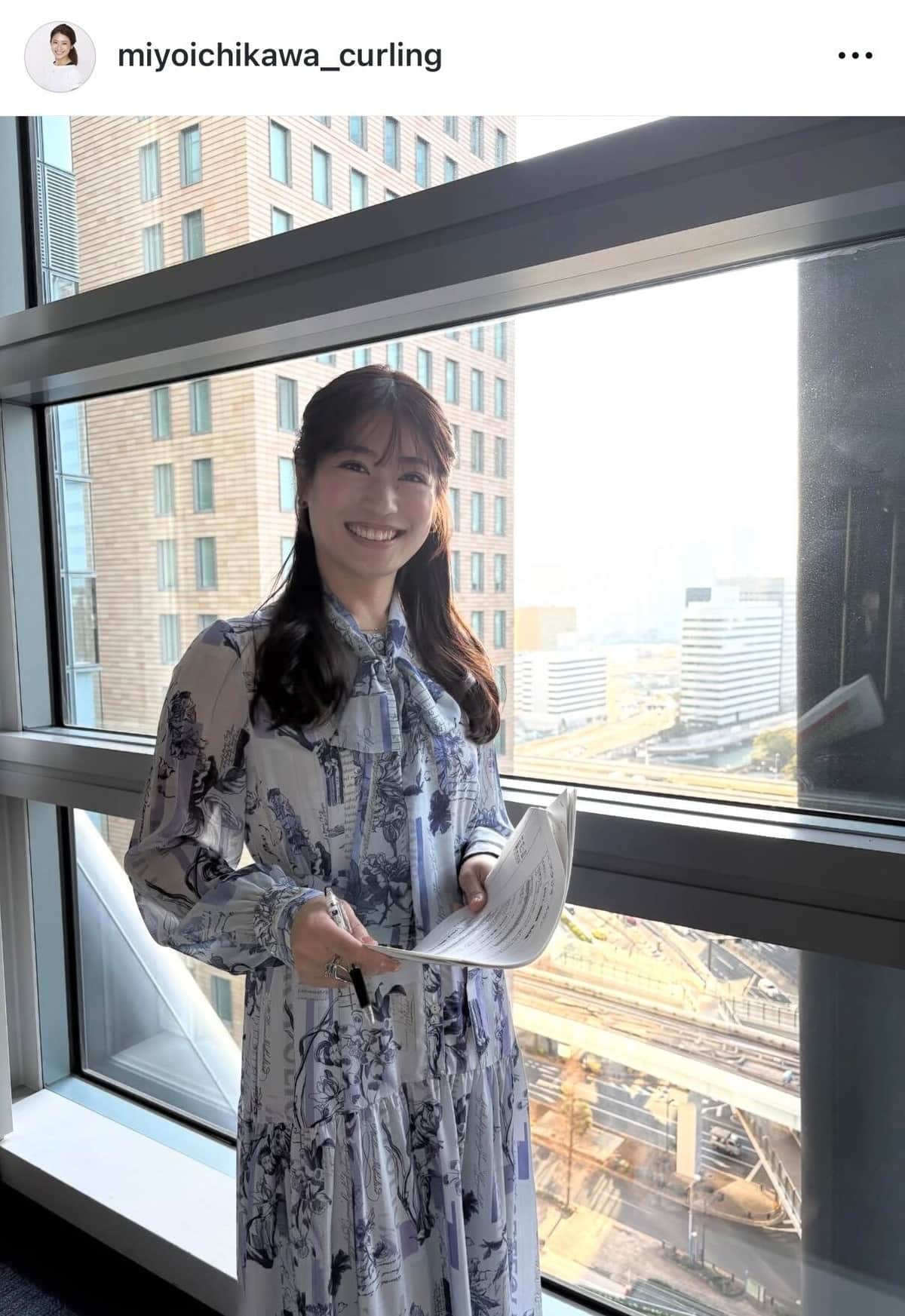 市川美余さんのインスタグラム（＠miyoichikawa_curling）より
