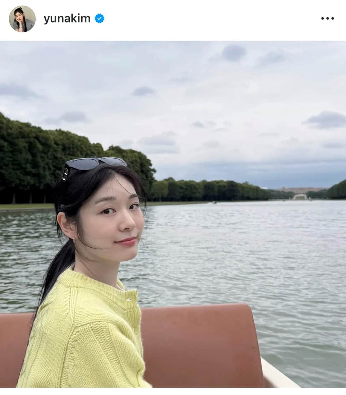 キムさんのプライベートショット（本人インスタグラムより）