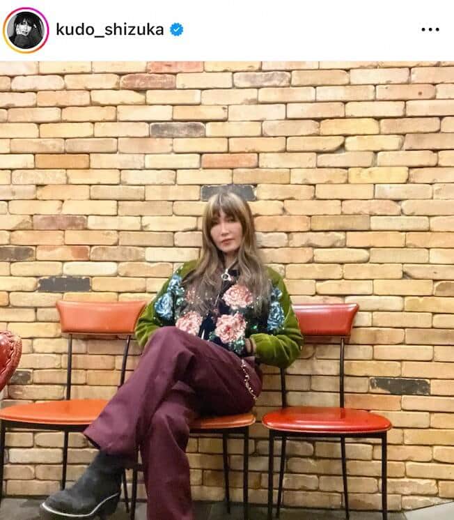 工藤静香さんのインスタグラム（＠kudo_shizuka）より