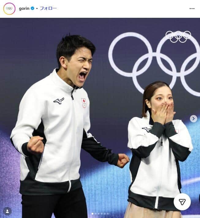 国際オリンピック委員会公式インスタグラム（＠gorin）より