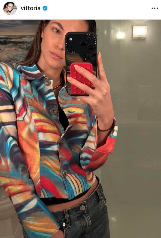 ヴィットリア・チェレッティさんのインスタグラム（＠vittoria）より