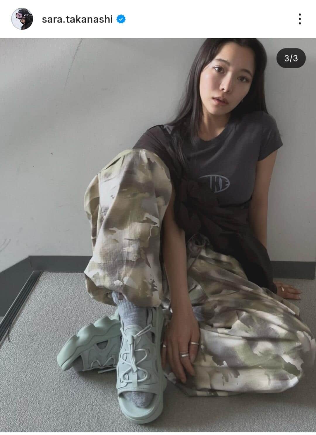 高梨沙羅選手のインスタグラム（＠sara.takanashi）より