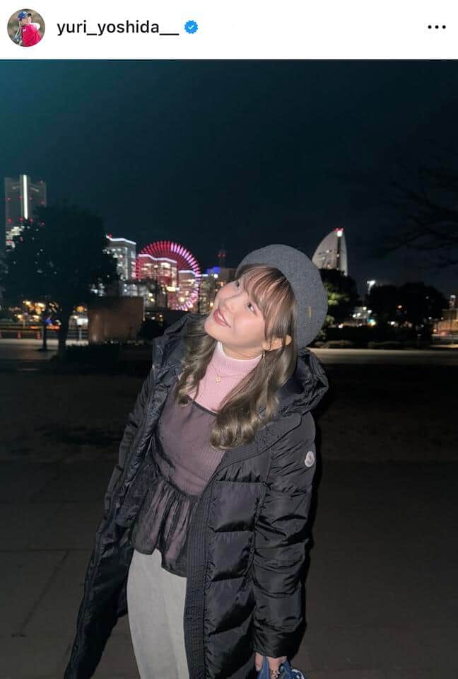 吉田優利さんのインスタグラム（＠yuri_yoshida__）より