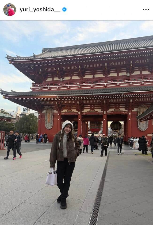 吉田優利さんのインスタグラム（＠yuri_yoshida__）より
