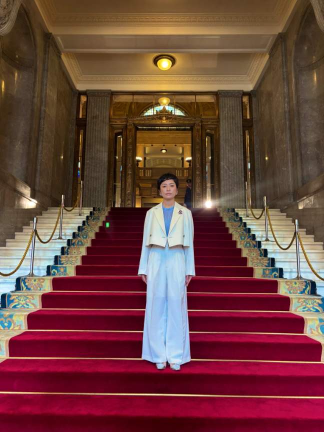 代表代行への就任が決まった、れいわ新選組・奥田芙美代参院議員（奥田氏のXから）
