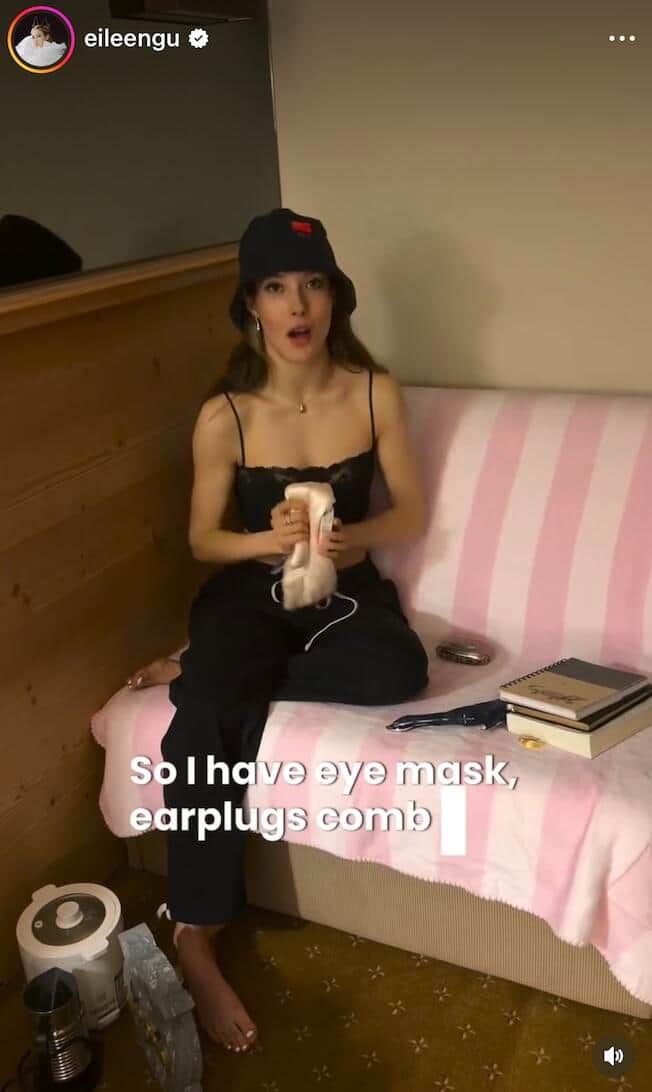 谷愛凌（アイリーン・グー）選手のインスタグラム（＠eileengu）より