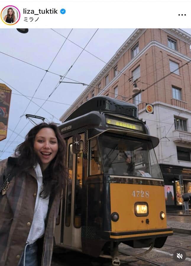 エリザベータ・トゥクタミシェワさんのインスタグラム（＠liza_tuktik）より