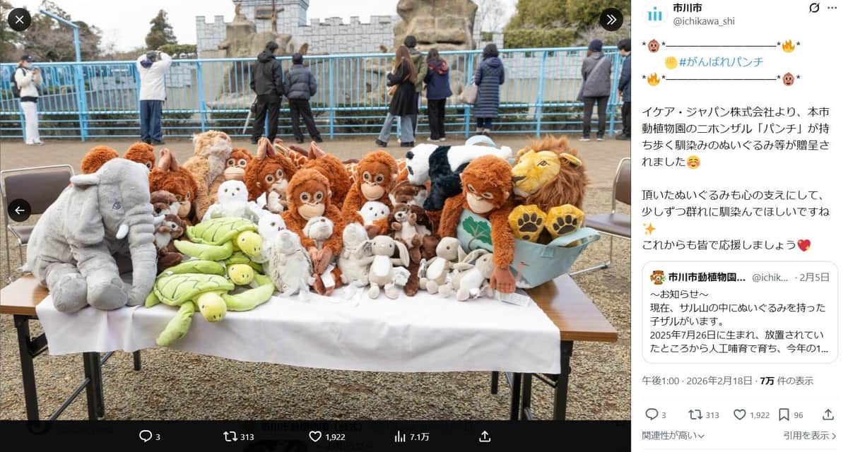 市川市公式X（＠ichikawa_shi）より