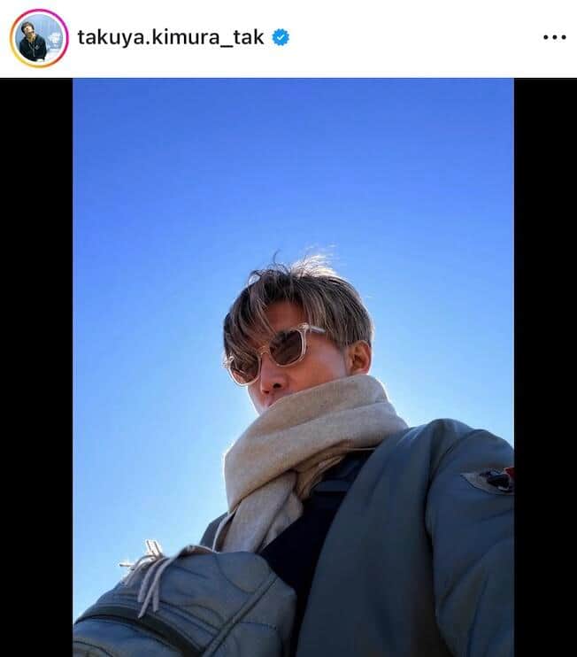 木村拓哉さんのインスタグラム（＠takuya.kimura_tak）より
