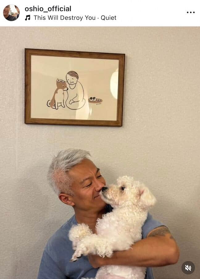 押尾学さんのインスタグラム（＠oshio_official）より