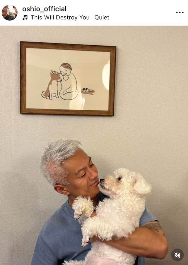 押尾学さんのインスタグラム（＠oshio_official）より