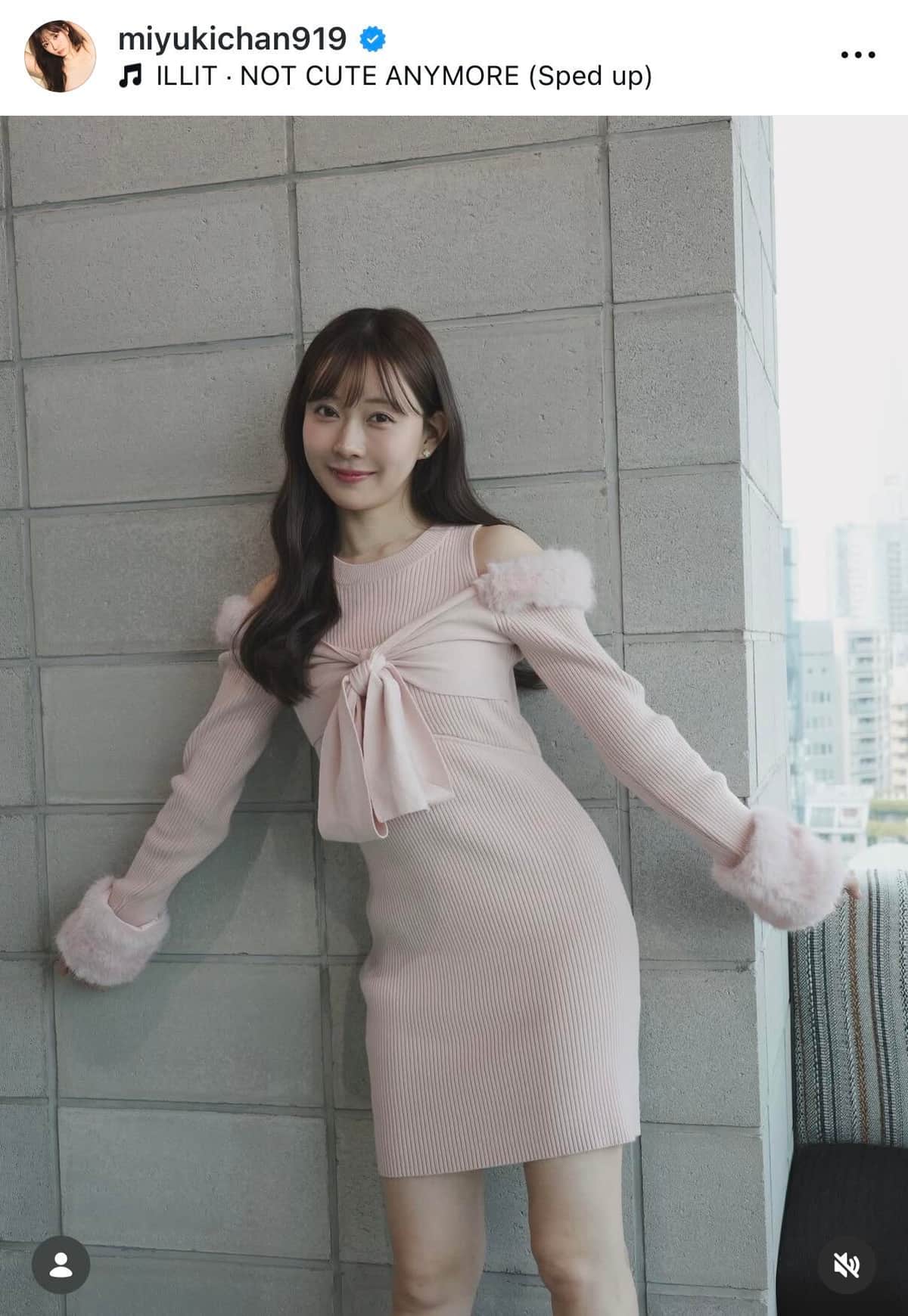 渡辺美優紀さんのインスタグラム（＠miyukichan919）より