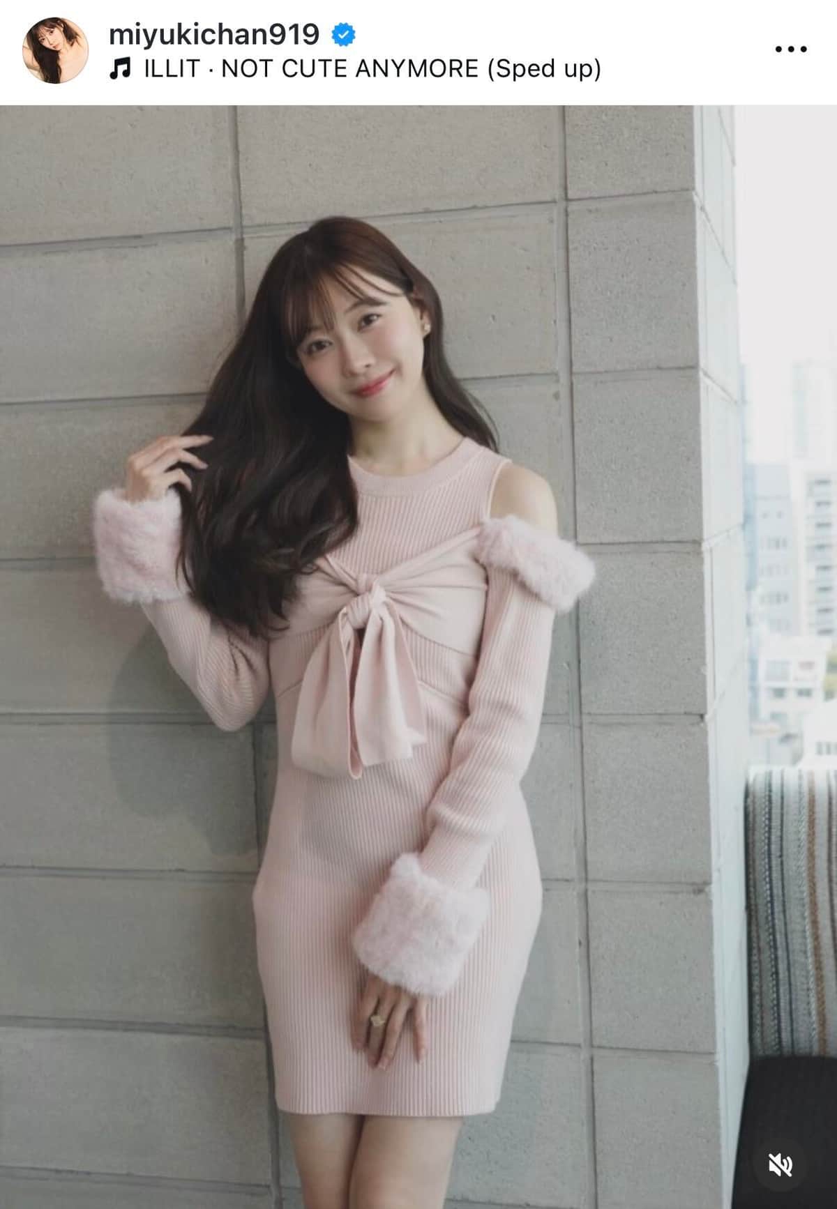 渡辺美優紀さんのインスタグラム（＠miyukichan919）より