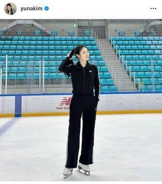 氷上のキムさん（本人インスタグラムより）