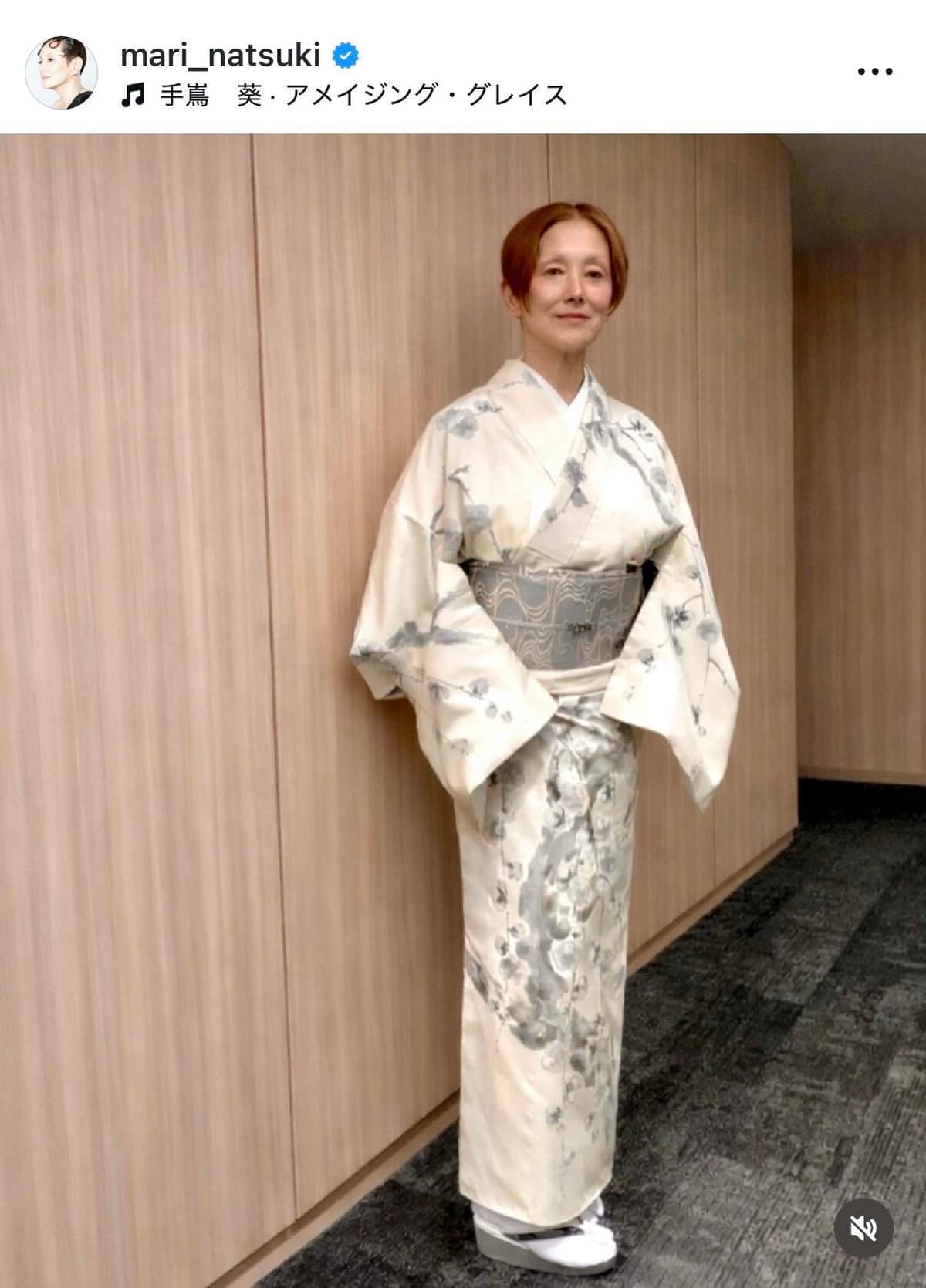 夏木マリさんのインスタグラム（＠mari_natsuki）より