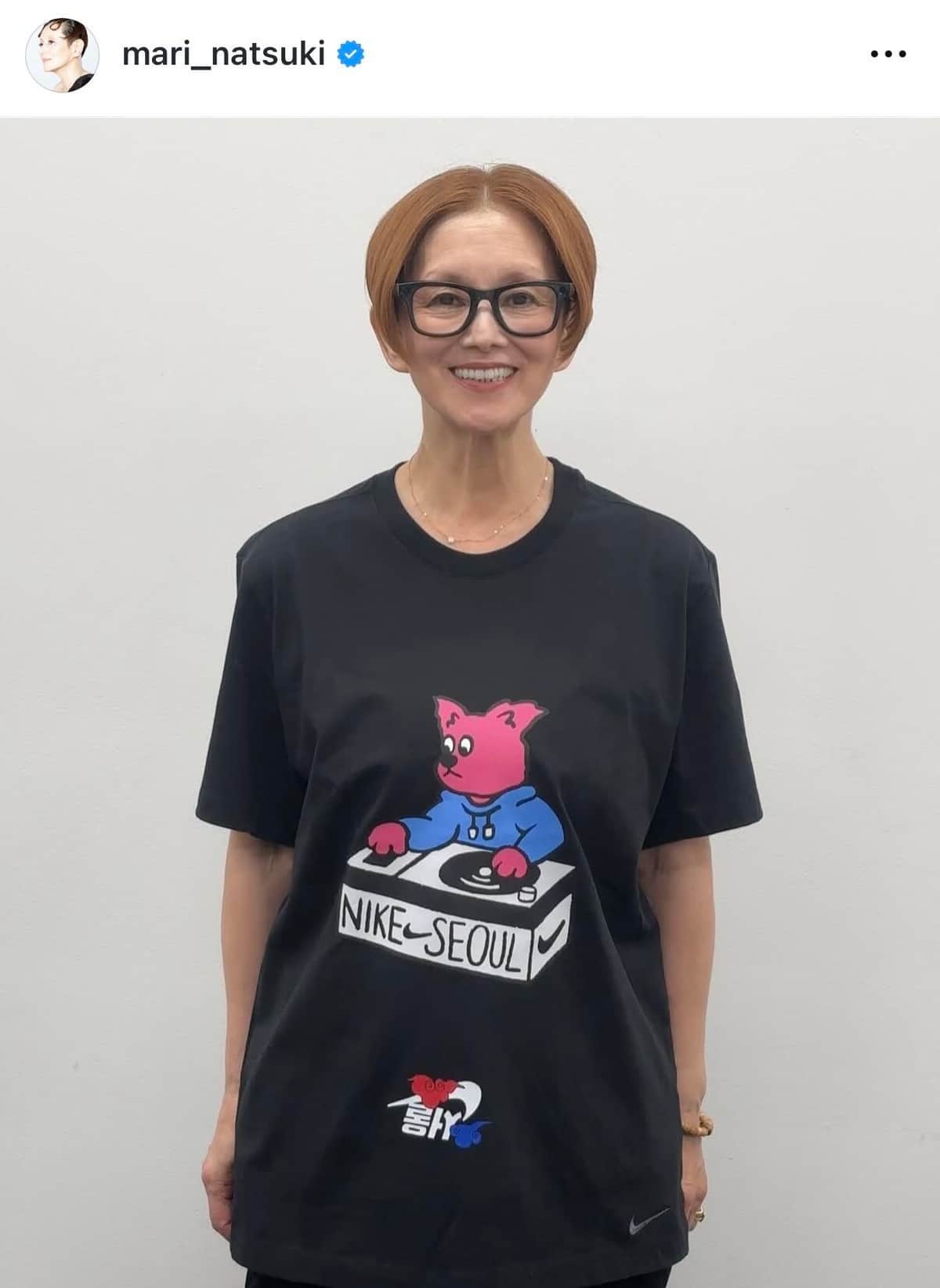 夏木マリさんのインスタグラム（＠mari_natsuki）より