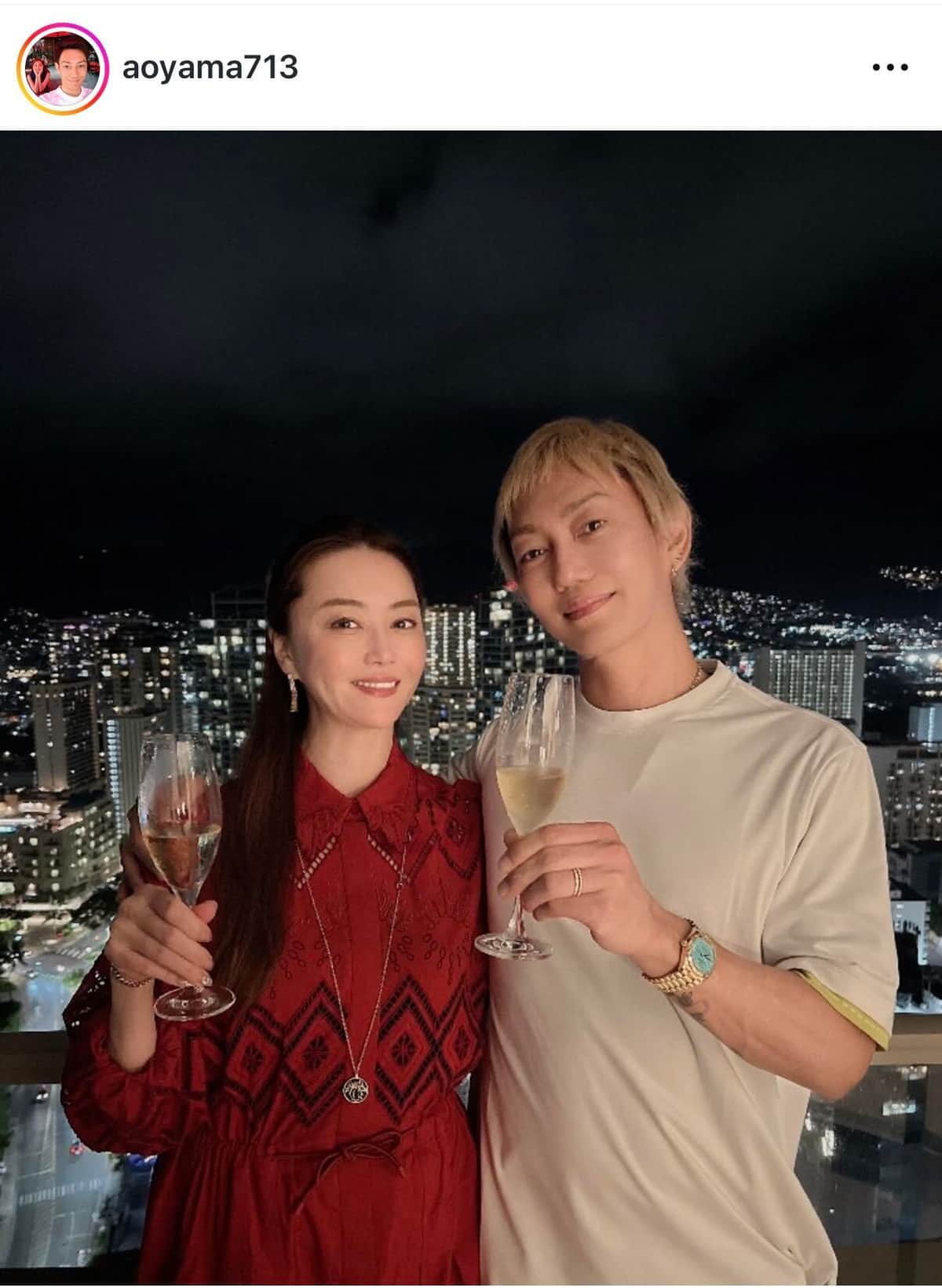 青山光司さんのインスタグラム（＠aoyama713）より
