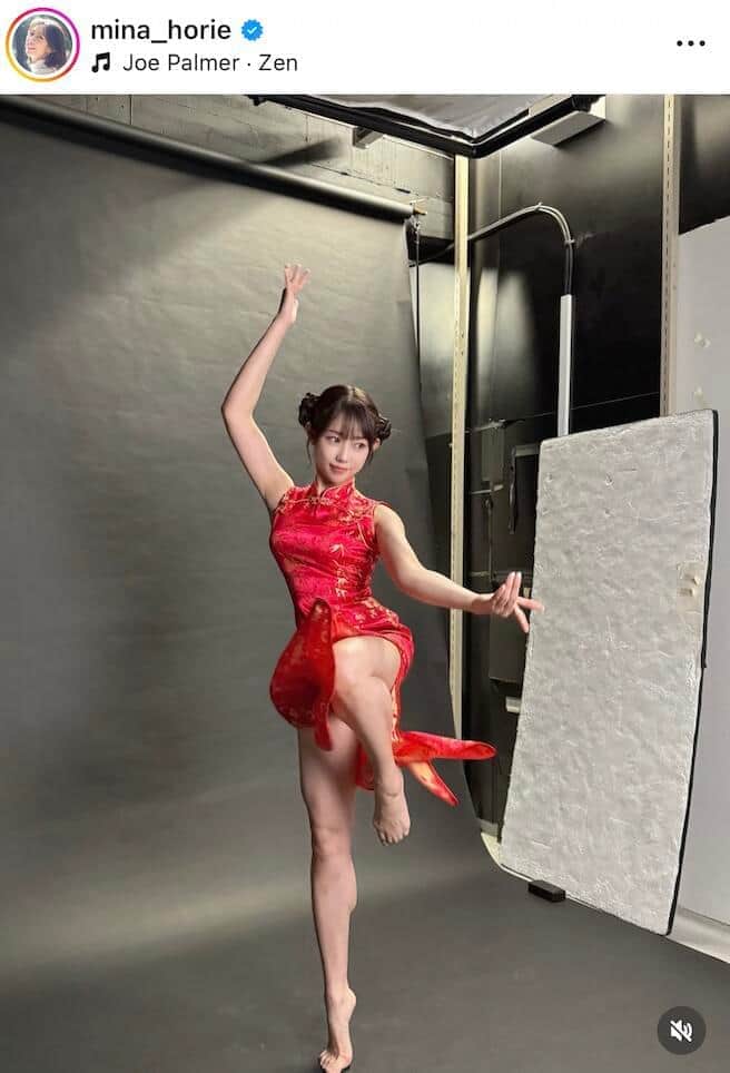 堀江聖夏さんのインスタグラム（＠mina_horie）より