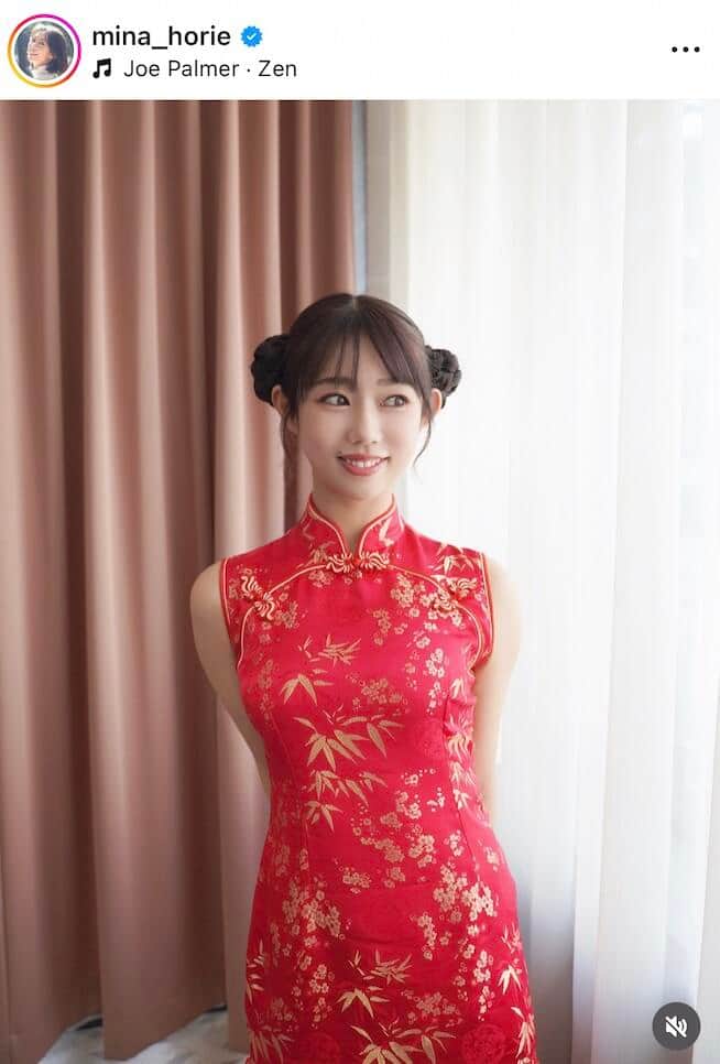 堀江聖夏さんのインスタグラム（＠mina_horie）より