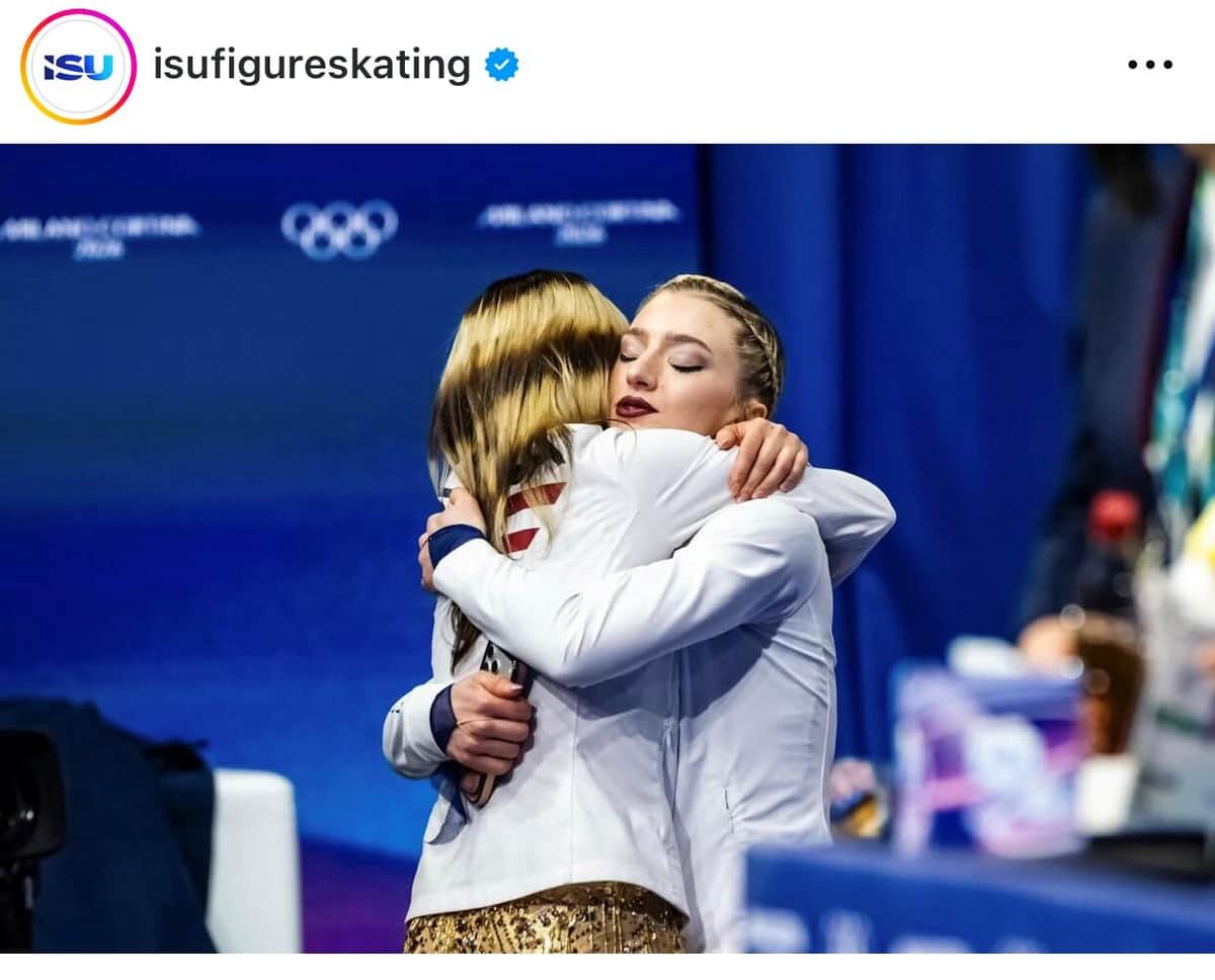 リュウと喜びを分かつグレン（ISUインスタグラムより）