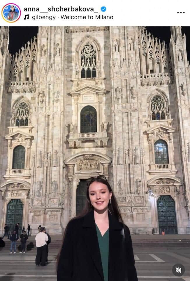 アンナ・シェルバコワ選手のインスタグラム（＠anna__shcherbakova_）より