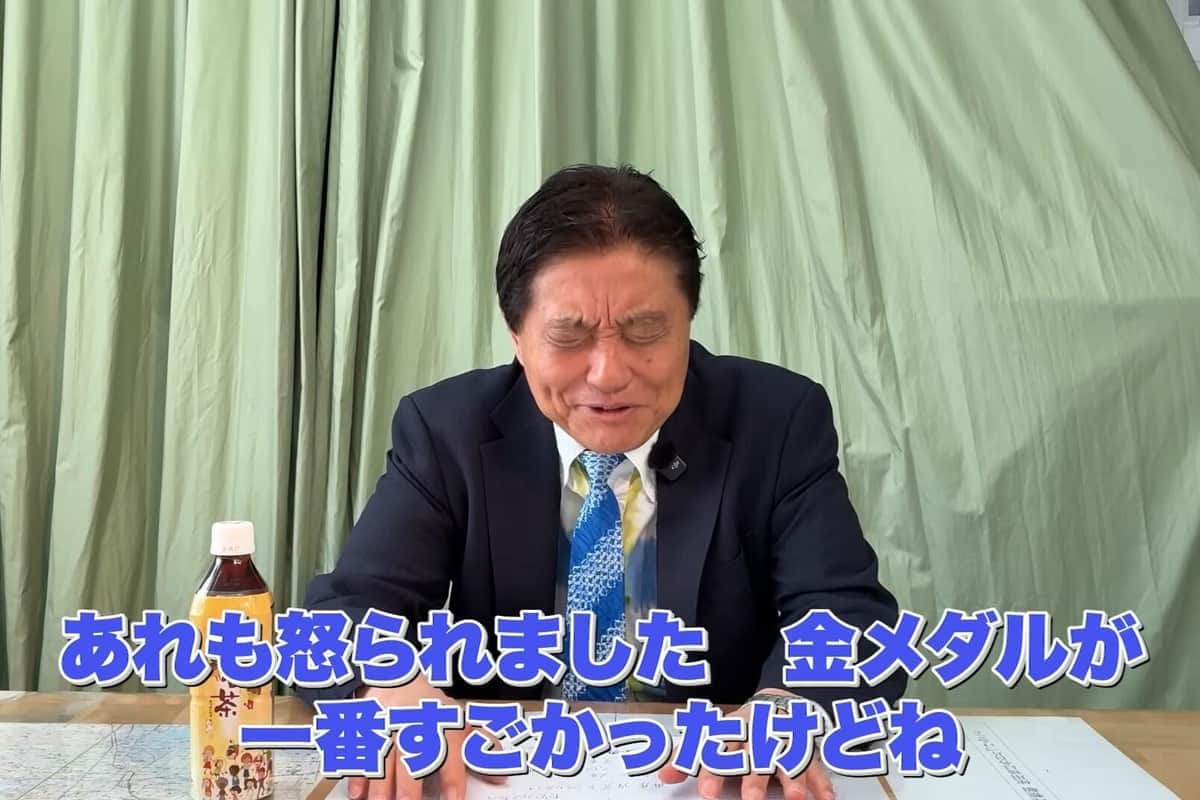 「金メダルが一番すごかった」と河村たかし氏（河村氏の動画から）