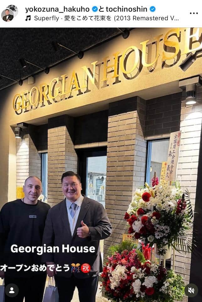 白鵬翔氏のインスタグラム（＠yokozuna_hakuho）より
