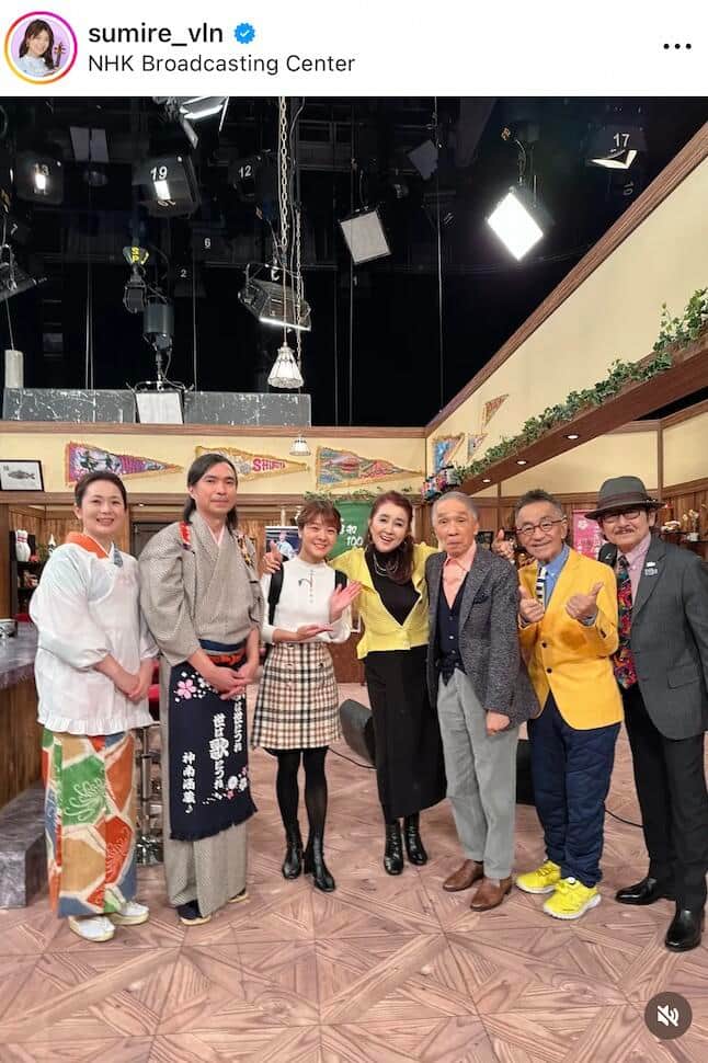 廣津留すみれさんのインスタグラム（＠sumire_vln）より