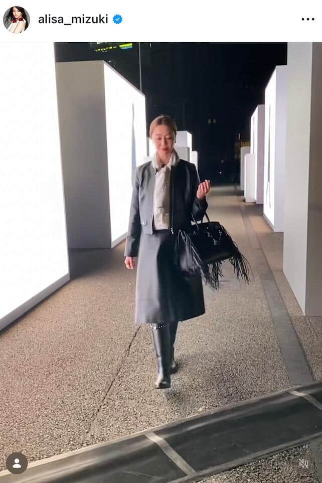 観月ありささんのインスタグラム（＠alisa_mizuki）より