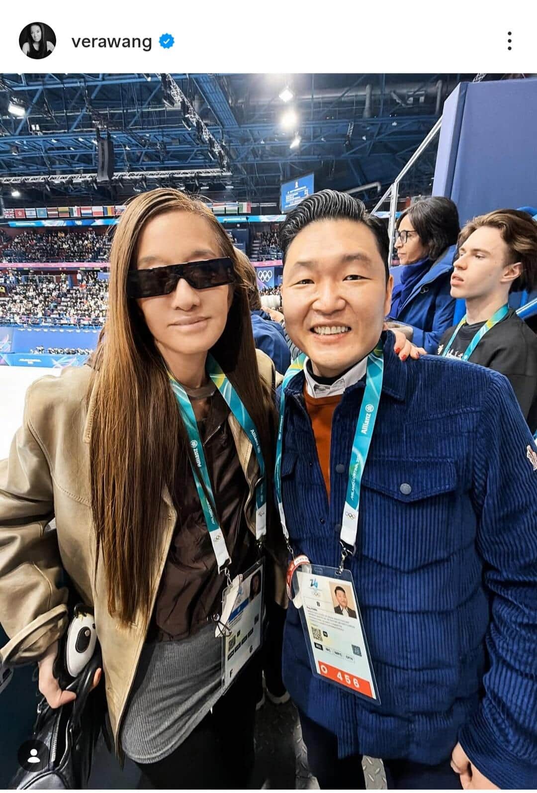 ヴェラ・ウォンさんのインスタグラム（＠verawang）より