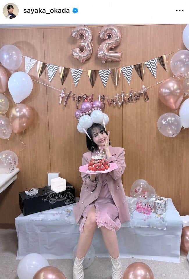 岡田紗佳さんのインスタグラム（＠sayaka_okada）より