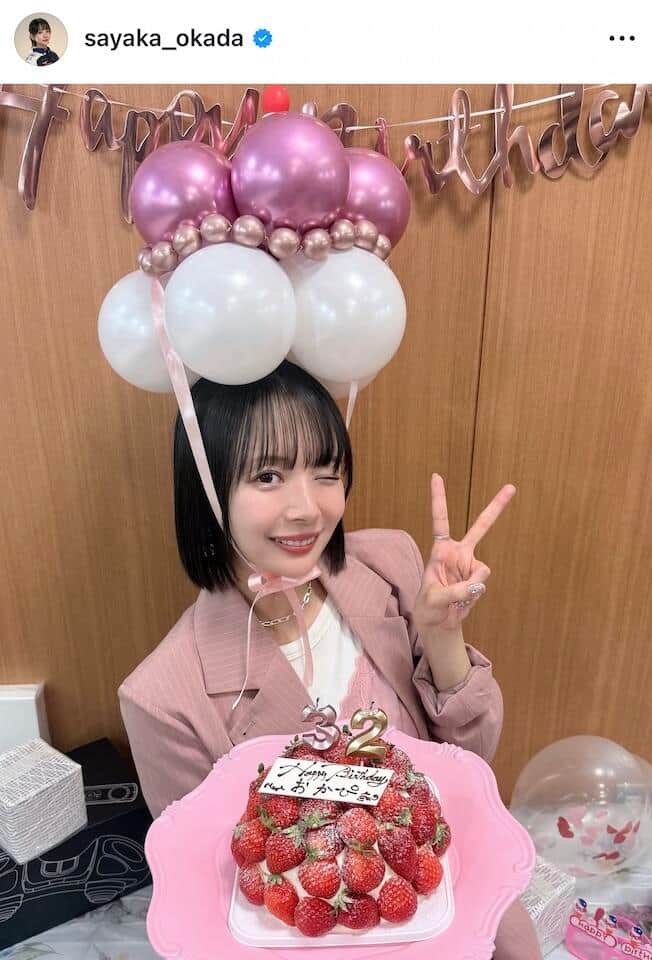 岡田紗佳さんのインスタグラム（＠sayaka_okada）より