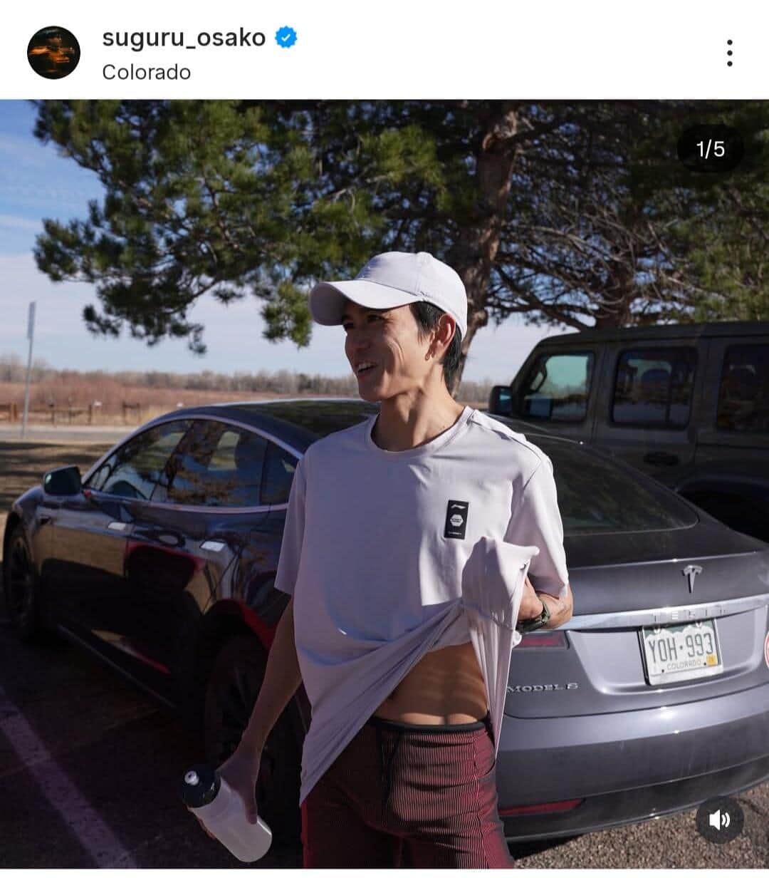 大迫傑選手のインスタグラム（＠suguru_osako）より