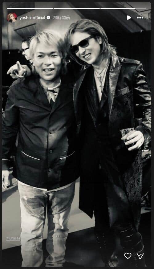 YOSHIKIさんのインスタグラム（＠yoshikiofficial）より