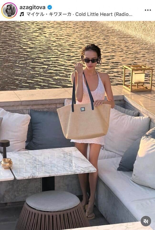 アリーナ・ザギトワ選手のインスタグラム（＠azagitova）より